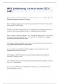 NHA phlebotomy national exam 2022-2023