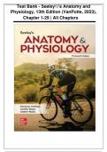 Test Bank for Seeley's Anatomy & Physiology, 13th Edition by VanPutte