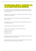 CIS 2200 FINAL &lpar;PART 2 CHAPTER 11 & 12&rpar; &vert;63 QUESTIONS AND ANSWERS