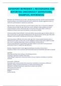 SAFESPORT REFRESHER 1 RECOGNIZING AND REPORTING MISCONDUCT &lpar;DEFINITIONS&comma; EXAMPLES&comma; REFERENCES&rpar;