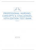 Professional Nursing 10th Edition by Beth Black Test Bank - Your Complete Guide 2023