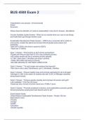 BUS 4500 Exam 2
