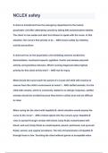 NCLEX safety Questions & Answers 2023 &lpar;A&plus;GRADED 100&percnt;VERIFIED&rpar;