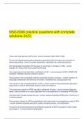    NSG 6006 practice questions with complete solutions 2023.