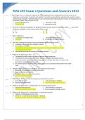 MAS 205 Exam 2 Questions and Answers 2023