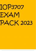 IOP3707 EXAM PACK 2023