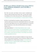 NURS 211L FINAL EXAM 2023-2024 &lpar;WCU&rpar; FALL-SPRING SESSION 100&percnt; SCORE A VERSION 1