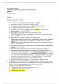 GPH GU Epidemiology Midterm Questions and Answers- New York University