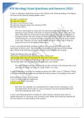 ATI Oncology Exam Questions and Answers 2023&period; 