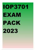 IOP3701 EXAM PACK 2023