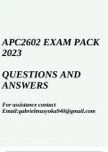 Political Economy of Africa(APC2602 Exam pack 2023)