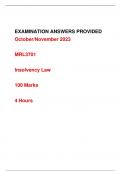 MRL3701 Examination Answers 26 OCTOBER 2023