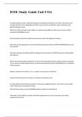 D118&colon; Study Guide Unit 5 OA Exam questions and answers 2023&sol;2024