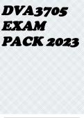DVA3705 EXAM PACK 2023