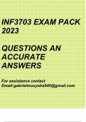 Databases II(INF3703 Exam pack 2023)