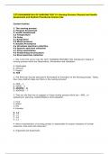 ATI FUNDAMENTALS OF NURSING TEST IV: Nursing Process, Physical and Health Assessment and Routine Procedures Answer Key 