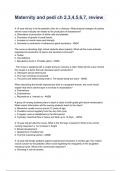 Maternity and pedi ch 2&comma;3&comma;4&comma;5&comma;6&comma;7&comma; review graded A&plus;