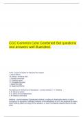 CCC Common Core Combined Set questions and answers well illustrated.