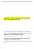  Loan Signing Agent questions and answers 100% guaranteed success.