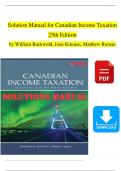 Solutions for Canadian Income Taxation 2023 - 2024, 25th Edition by William Buckwold, Joan Kitunen, Matthew Roman & Abraham Iqbal