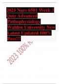 2023 Nurs 6501 Week 3 Quiz Advanced 