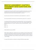 MINDTAP ASSIGNMENT CHAPTER 4 ASSIGNMENT BANA QUESTIONS AND ANSWERS.