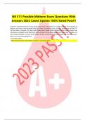 NR 511 Possible Midterm Exam Questions With Answers 2023 Latest Update 100&percnt; Rated Pass&excl;&excl;&excl;