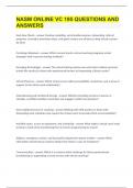 NASM ONLINE VC &vert;195 QUESTIONS AND ANSWERS&period;
