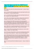 Alpha Phi Alpha Fraternity Inc&comma; IMDP Process - Week 1&period; Exam &vert; 85 Questions with 100&percnt; Correct Answers &vert; Updated & Verified