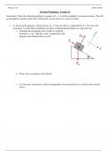 Physics worksheet L15