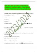 New HESI RN EXIT Exam Questions and Answers Latest Update 2023 Guaranteed Success  100&percnt; Distinction Rated A&plus; Graded