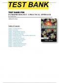 TEST BANK for Pathophysiology&colon; A Practical Approach 3rd Edition by Story Lachel&period; complete