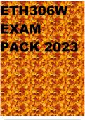 ETH306W EXAM PACK 2023