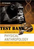 Introduction to Physical Anthropology 15th Edition Test Bank