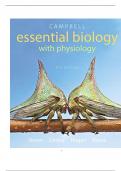 Test Bank For Campbell Essential Biology with Physiology 5th Edition By Simon Dickey Reece Kelly Hog 