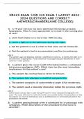 NR325 EXAM 1/NR 325 EXAM 1 LATEST 2023- 2024 QUESTIONS AND CORRECT ANSWERS(CHAMBERLAINE COLLEGE)