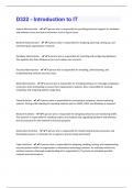 D322 - Introduction to IT Exam Solved Questions & Answers Graded A&plus;