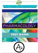 Pharmacology A Patient-Centered Nursing Process Approach 11th Edition, Test Bank By Linda E. McCuistion, Kathleen DiMaggio, Mary Beth Winton, Jennifer Yeager Chapter 1-58 