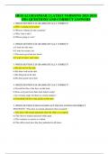 HESI A2 GRAMMAR 2 LATEST VERSIONS 2023-2024 150&plus; QUESTIONS AND CORRECT ANSWERS