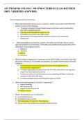 ATI PHARMACOLOGY 2019 PROCTORED EXAM-REVISED 100&percnt;CORRECT ANSWERS&period;