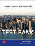 Test Bank For Financial Markets And Institutions 8th Edition By Saunders.