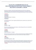 2023&sol;2024 NCLEX PN-COMPREHENSIVE EXAM SOLUTIONS&period;BRAND NEW EXAM WITH CORRECT DETAILED ANSWERS&sol;A&plus; GRADE
