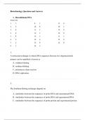 LATEST GUIDE/PACKAGEDEAL ON BIOTECHNOLOGY QUESTIONS AND ANSWERS| GRADED A 