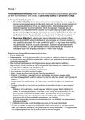 Samenvatting Probleem 7 &lpar;In&rpar;Stability of Behavior 