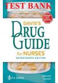 Davis's Drug Guide for Nurses 17th Edition Test Bank