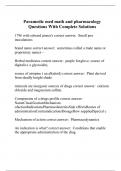 Paramedic med math and pharmacology Questions With Complete Solutions