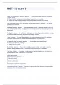 MGT 110 exam 2 Questions and Answers Guaranteed A&plus; 2023