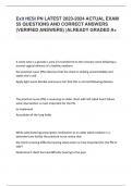 Exit HESI PN LATEST 2023-2024 ACTUAL EXAM  55 QUESTIONS AND CORRECT ANSWERS  &lpar;VERIFIED ANSWERS&rpar; &vert;ALREADY GRADED A&plus;