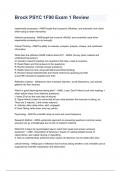 Brock PSYC 1F90 Exam 1 Review graded A&plus; 2024&sol;2025