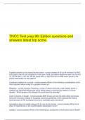 TNCC EXAM questions and answers 100% guaranteed success.